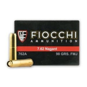 Fiocchi 7.62 Nagant 97gr FMJ Box of 50